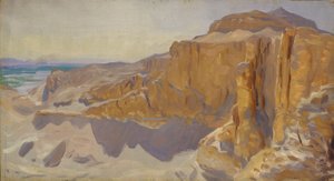 Cliffs at Deir el Bahri, Egypt