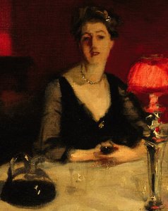 Le Verre de Porto (detail) by John Singer Sargent