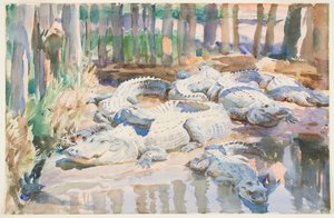 Muddy Alligators by John Singer Sargent