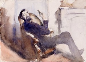Portrait of Paul-César Helleu by John Singer Sargent
