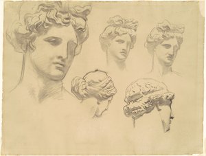 Studies for Apollo and the Muses, c. 1921 by John Singer Sargent
