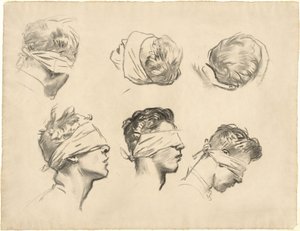 Studies for "Gassed" by John Singer Sargent