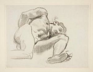 Study for Prometheus, Rondel, Rotunda, Museum of Fine Arts Boston by John Singer Sargent