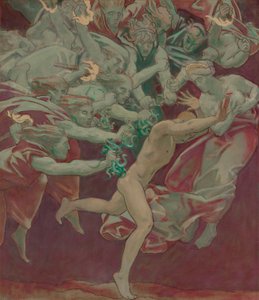 Study for the Museum of Fine Arts, Boston, Murals: Orestes and the Furies
