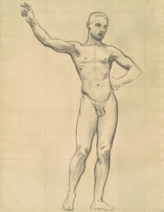 Study of Apollo for Apollo and the Muses by John Singer Sargent