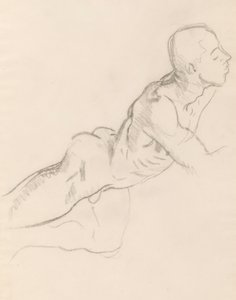 Study of Eros for Eros and Psyche, relief decoration, Rotunda, Museum of Fine Arts, Boston by John Singer Sargent