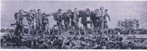 The Dressing Station. Casualties from Mustard Gas