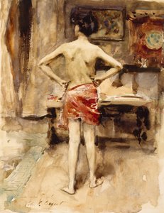 The Model by John Singer Sargent