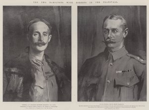 The Two Hamiltons with Roberts in the Transvaal by John Singer Sargent
