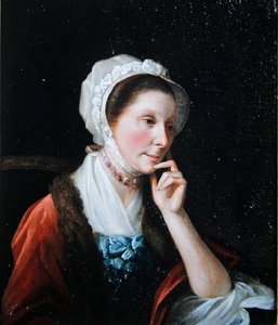 Portrait of a lady by John Singleton (attr. to) Copley