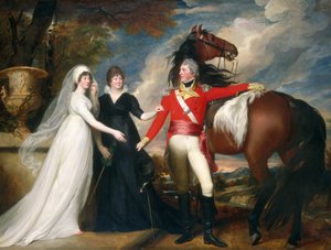 Colonel William Fitch and His Sisters Sarah and Ann Fitch, 1800-1801 by John Singleton Copley