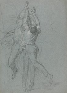 Study of Sailors Raising a Flag for the Victory of Lord Duncan