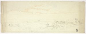 Panoramic View of Seaside Town by John Skinner Prout