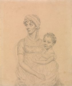 Lady Wigram with Her Infant Son, William Pitt Wigram by John Smart
