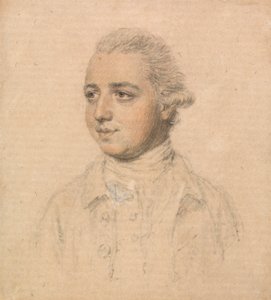 Portrait of a Young Man Facing Left by John Smart