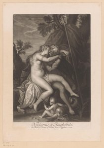 Neptune and Amphitrite Kissing (Love Affairs of the Gods)