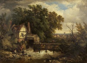 A Surrey Mill Stream by John Syer