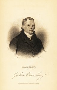 Portrait of John Barclay, Scottish comparative anatomist (1841) by John Syme