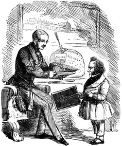 Albert, Prince Consort of Queen Victoria, and Joseph Paxton by John Tenniel