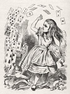 Alice Returning by John Tenniel