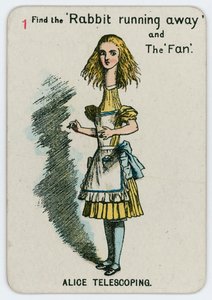 Alice Telescoping by John Tenniel