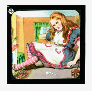 Alice in Wonderland, Coloured Lantern Slides by John Tenniel