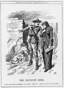Boer War: Baden Powell encouraging Mafeking to hold out