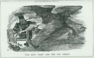 Effects of Burning Old King Coal on London by John Tenniel