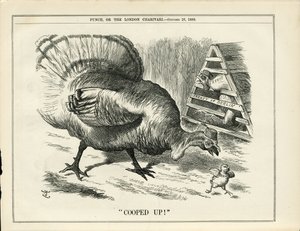 Illustration of John Tenniel in Punch by John Tenniel