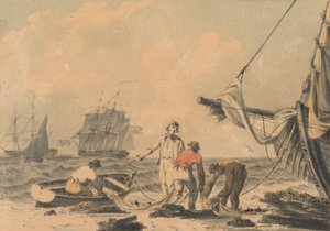 Coast Scene with Figures by John Thomas Serres
