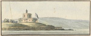 St. Maws Castle, Falmouth, East South East by John Thomas Serres
