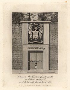 Entrance to Mr by John Thomas Smith