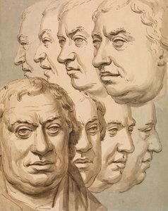 Studies from the Bust of Samuel Johnson by John Thomas Smith
