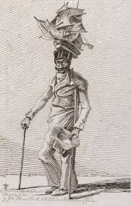 Joseph Johnson, from Etchings of Remarkable Beggars, Itinerant Traders and Other Persons by John Thomas after Smith