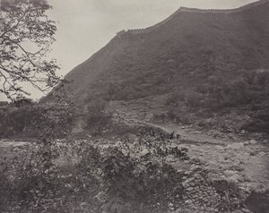 View of the Great Wall, China, c. 1871 by John Thomson