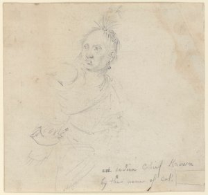 Captain Joseph Lewis of Louis, of the Oneida Indians by John Trumbull