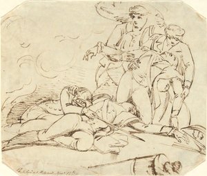 Death of General Montgomery in the Attack on Quebec, 31 December 1775 by John Trumbull