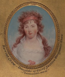 Harriet Chew (later Harriet Chew Carroll, 1775–1861) by John Trumbull