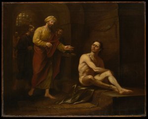 "I Was in Prison and Ye Came Unto Me" (Matthew 25:36) by John Trumbull
