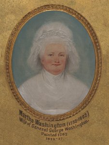 Martha Washington (née Martha Dandridge, formerly Martha Parke Custis, 1731–1802) by John Trumbull