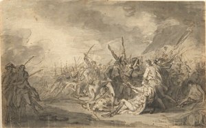 Study for The Death of General Warren at the Battle of Bunker by John Trumbull