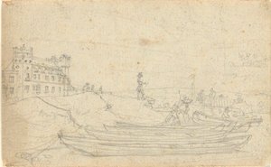 Untitled, from folio: Sketches in France & Germany, one of 22 sheets in Folio B by John Trumbull