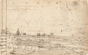 View of Paris by John Trumbull
