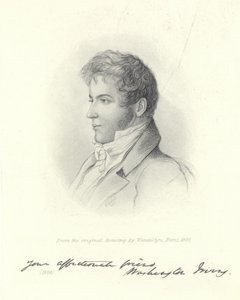 Portrait of Washington Irving by John Vanderlyn