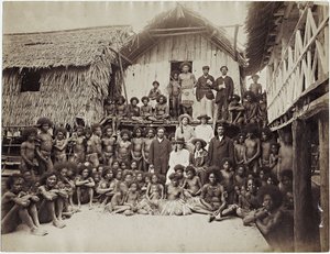 Mission House Parimata, Aroma, New Guinea, 1885