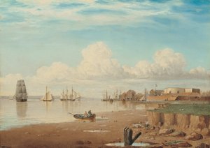 Ships on the Humber and the South Blockhouse, early 1830s