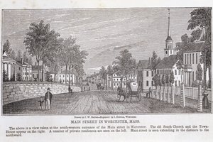 Main Street in Worcester, from 