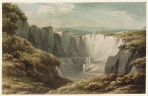 The Tin Mine at Carclaise, Cornwall