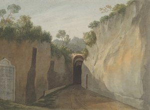 Entrance to the Grotto of Posillipo, Naples by John Warwick Smith