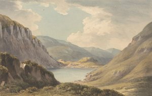 Llyn Geirionedd Not Far from Trefriew, on the River Conway, Carnarvonshire by John Warwick Smith